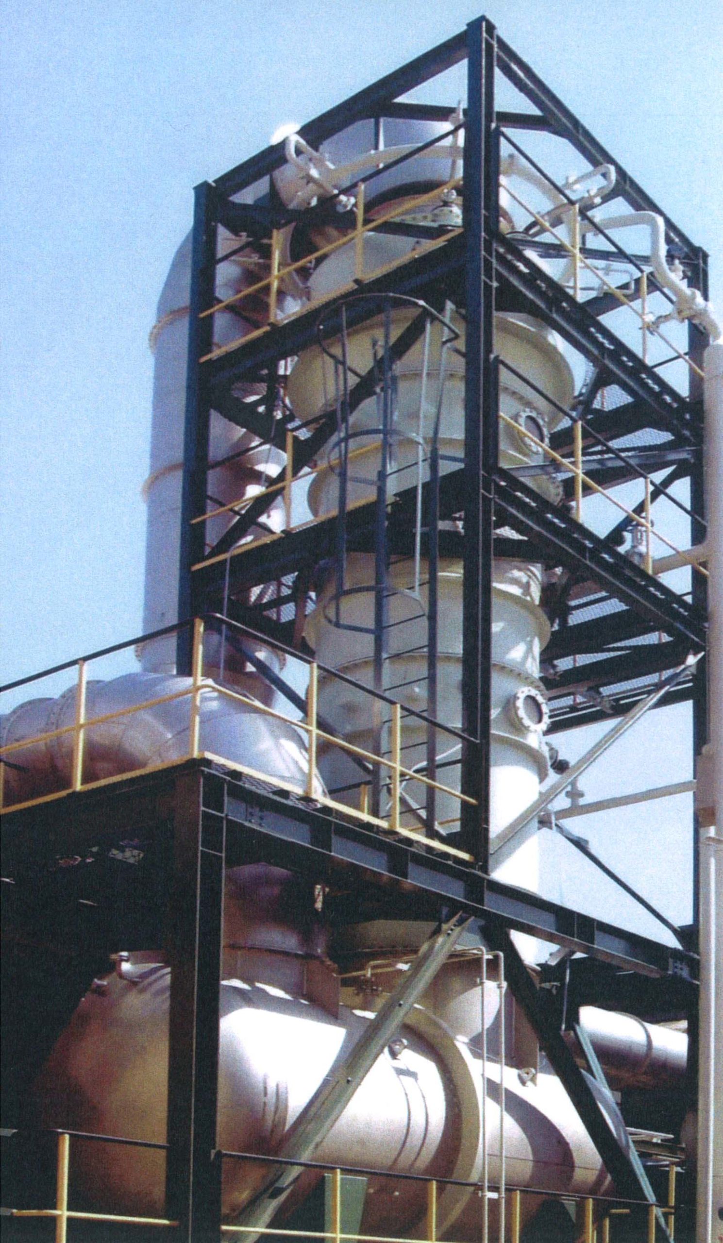 [Exhaust gas dust removal tower] Dimensions φ1800 x 8 mH